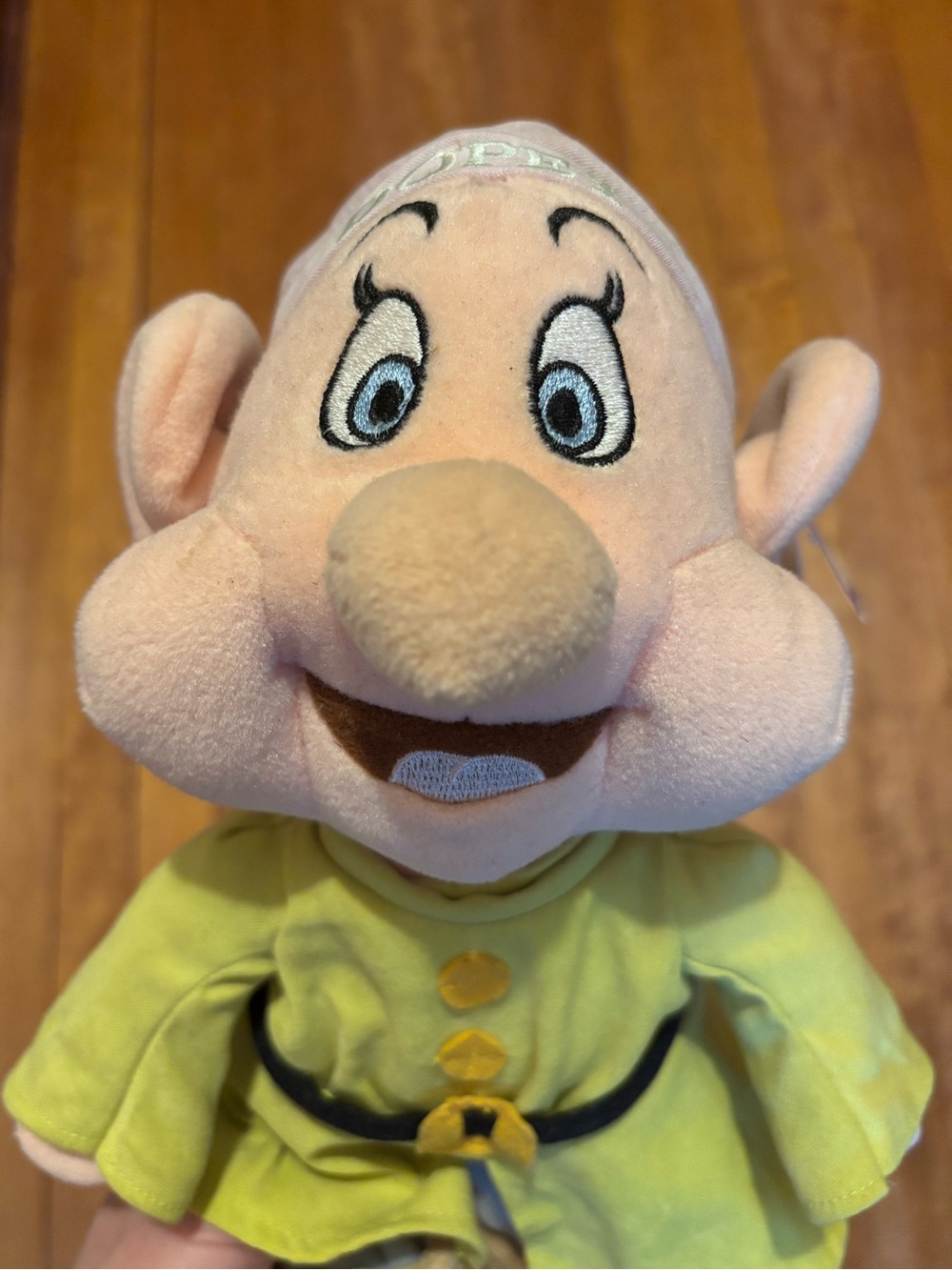 Dopey Plush Toy- Disney Store 12” tall- Snow White & 7 Dwarfs with tags Weighted